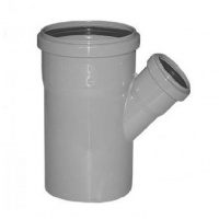 Тройник канализационный 45 градусов